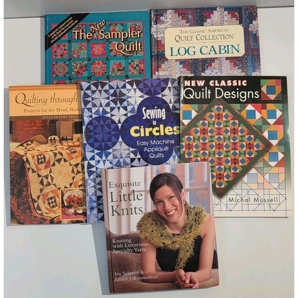 Quilting Books Bundle (Lot of 6) – Patterns, Guides & How-To – See Photos - Picture 1 of 16